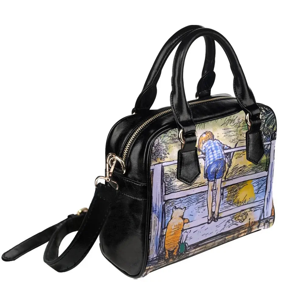Inkedjoy Black / ONE SIZE Shoulder Handbag (Model 1634)