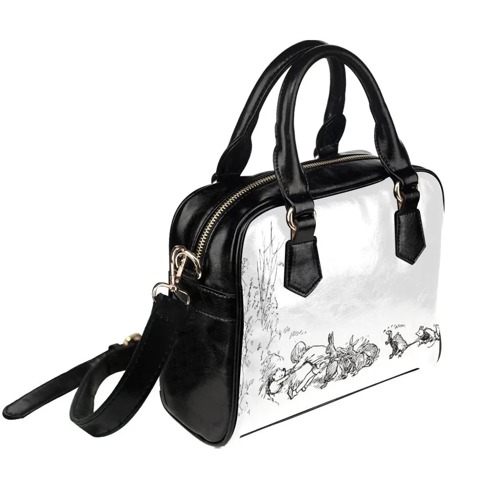 Inkedjoy Black / ONE SIZE Shoulder Handbag (Model 1634)