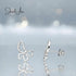 jewelaus Earrings Silver Butterfly Earrings