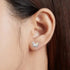 jewelaus Earrings Silver Butterfly Push-Back Earrings
