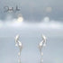 jewelaus Earrings Silver Dolphin Earrings
