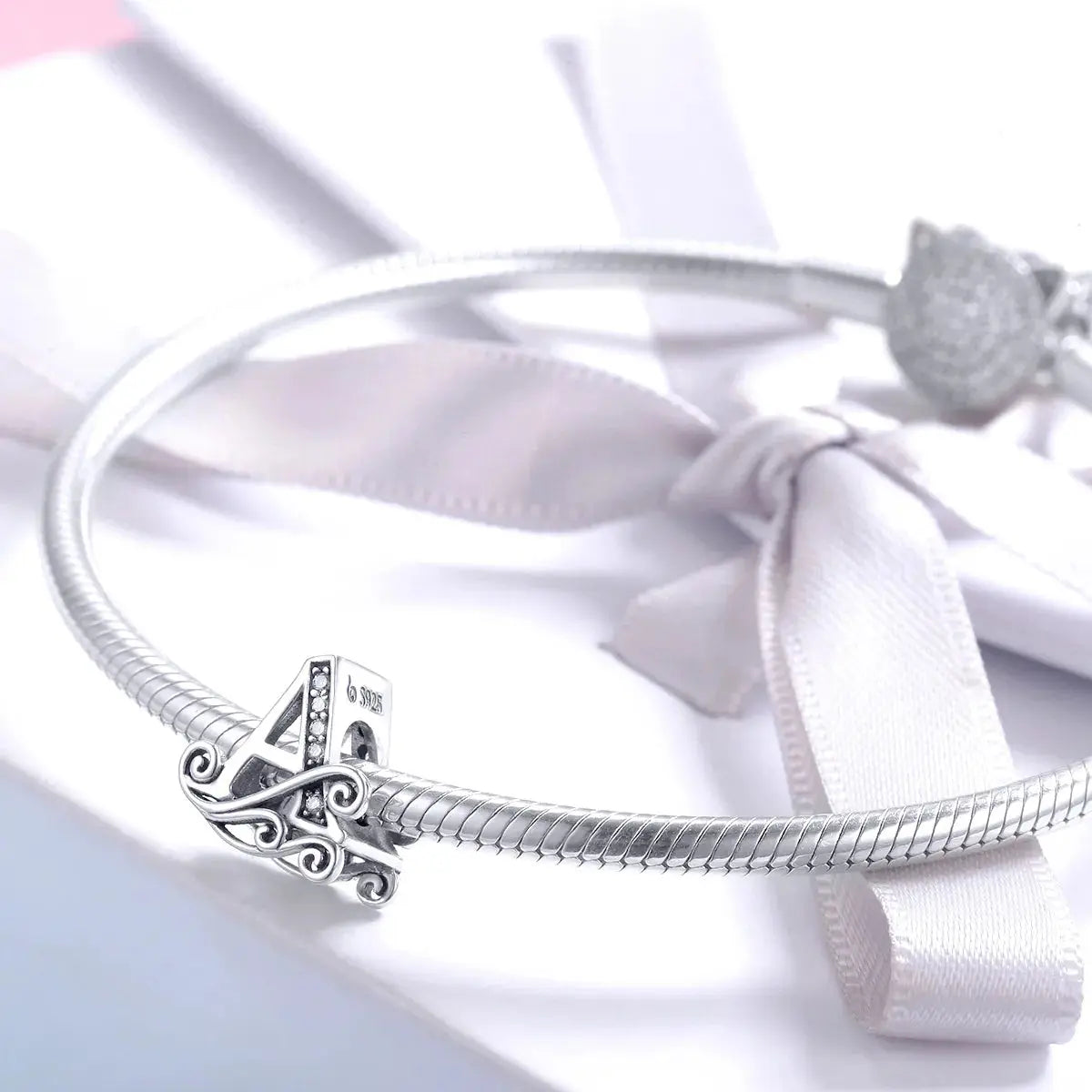 jewelaus CHARMS Silver Letter A Charm