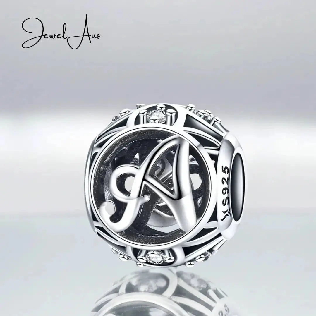 jewelaus CHARMS Silver Letter A Charm