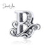 jewelaus CHARMS Silver Letter B Charm