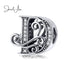 jewelaus CHARMS Silver Letter D Charm