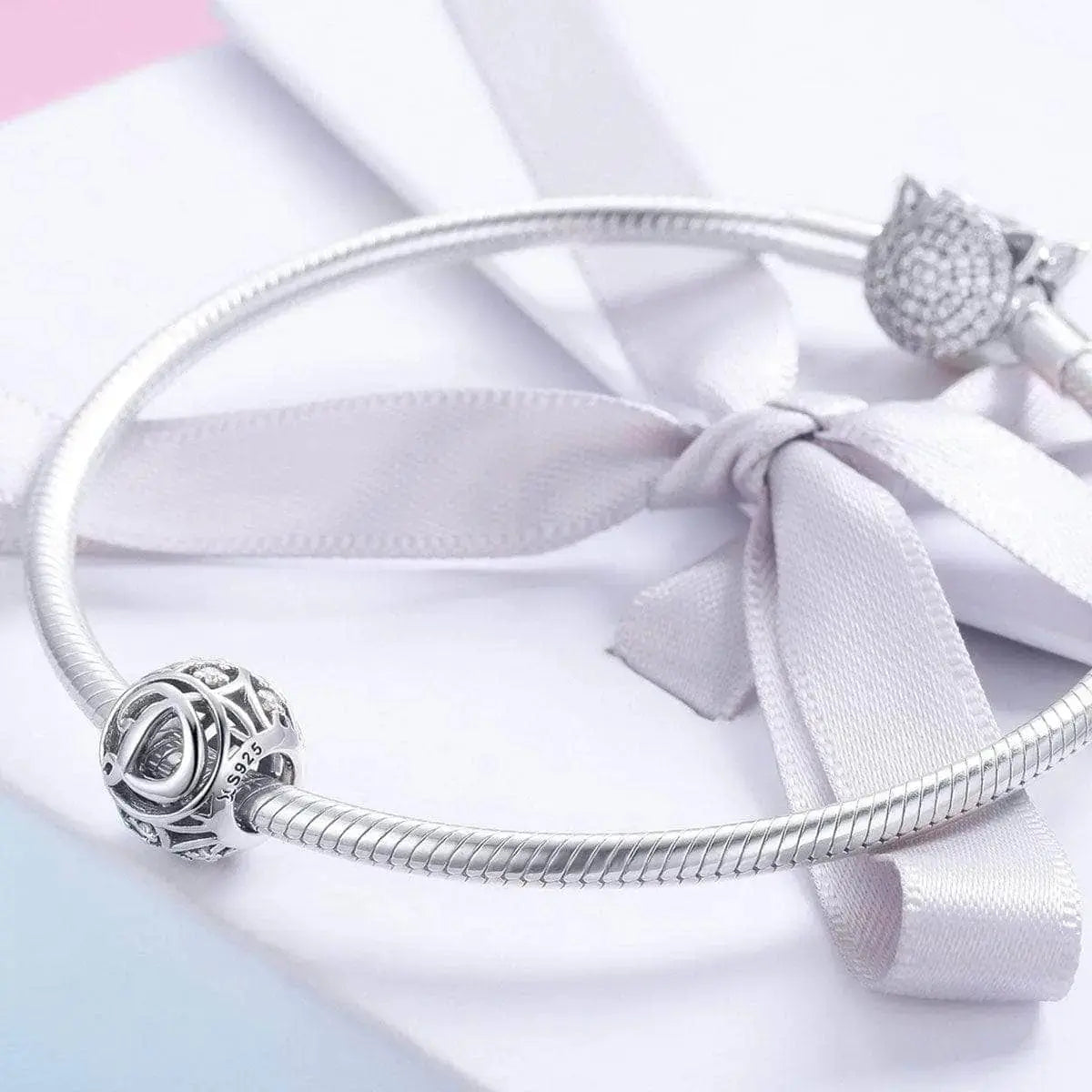 jewelaus CHARMS Silver Letter D Charm