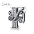 jewelaus CHARMS Silver Letter F Charm