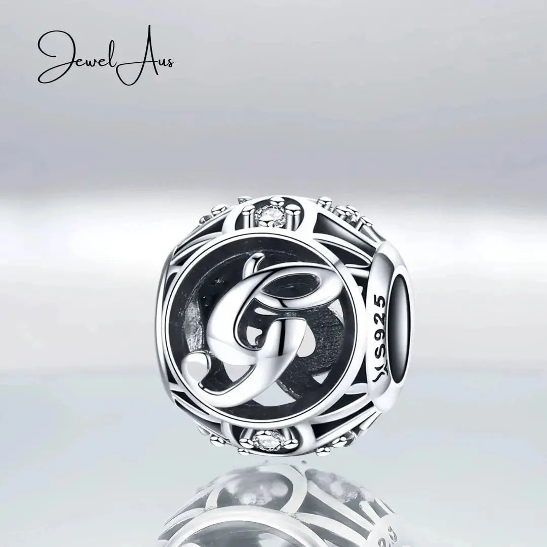 jewelaus CHARMS Silver Letter G Charm