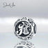 jewelaus CHARMS Silver Letter H Charm