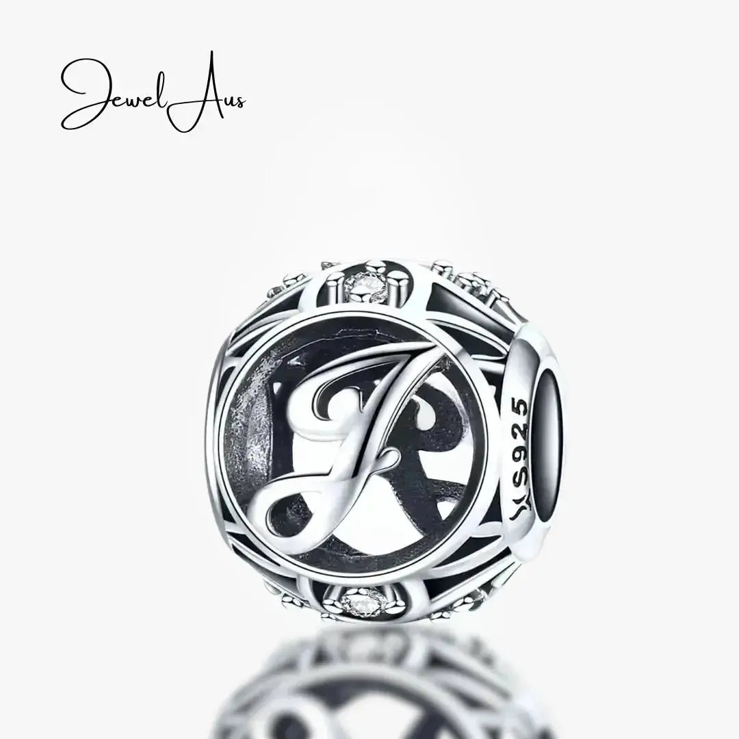 jewelaus CHARMS Silver Letter J Charm