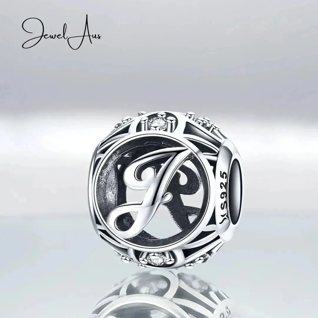 jewelaus CHARMS Silver Letter J Charm