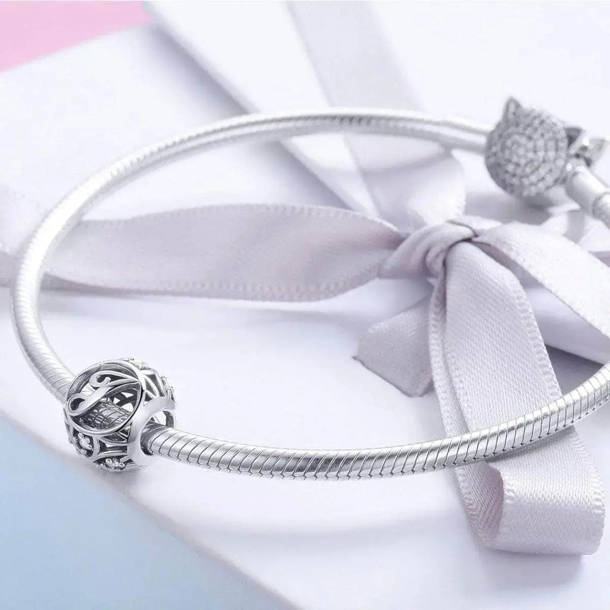 jewelaus CHARMS Silver Letter J Charm