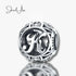 jewelaus CHARMS Silver Letter K Charm