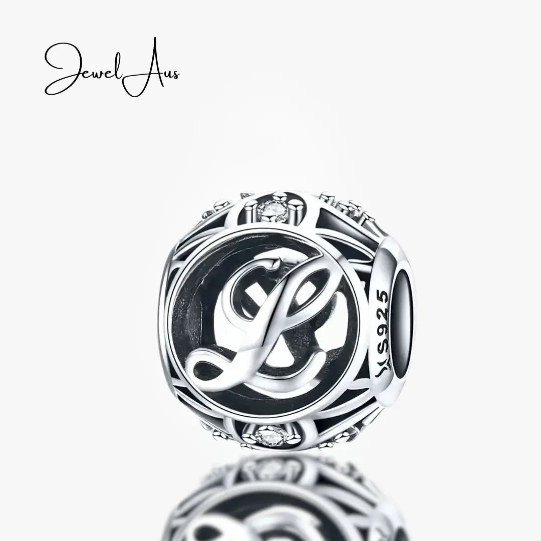 Silver Letter L Charms