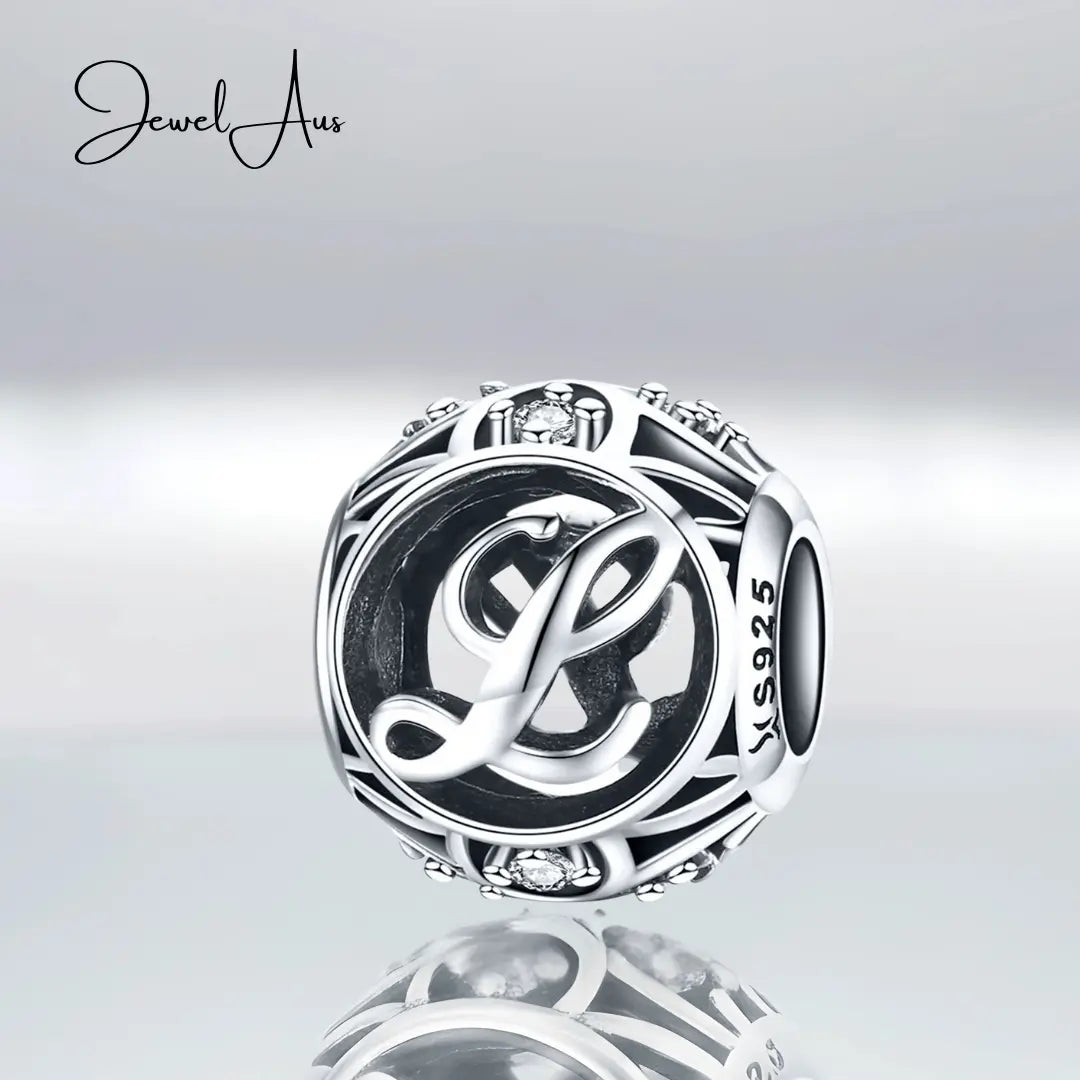 jewelaus CHARMS Silver Letter L Charms