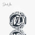 jewelaus CHARMS Silver Letter M Charm