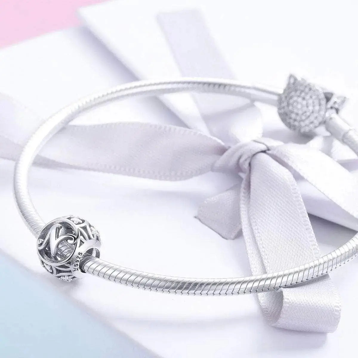 jewelaus CHARMS Silver Letter N Charm