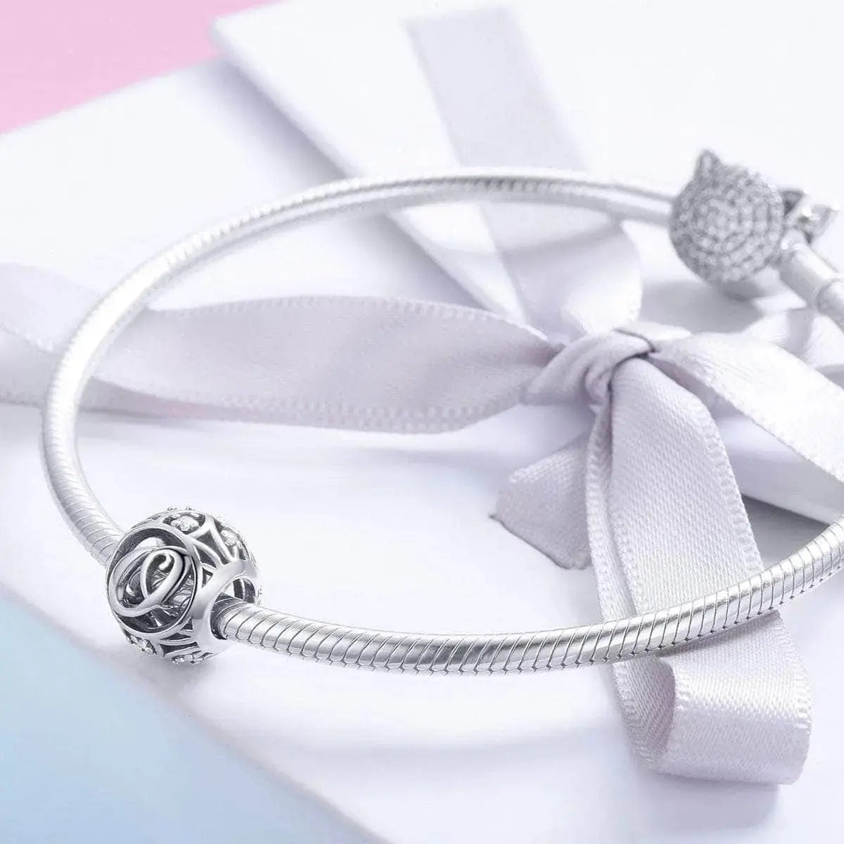 jewelaus CHARMS Silver Letter O Charm