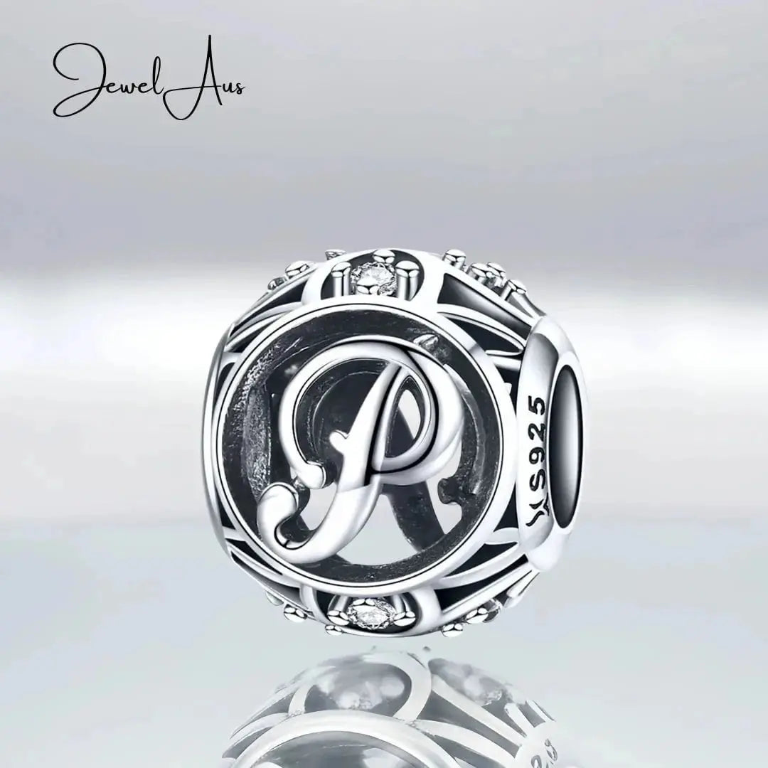 jewelaus CHARMS Silver Letter P Charm
