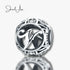 jewelaus CHARMS Silver Letter V Charm