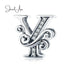 jewelaus CHARMS Silver Letter Y Charm