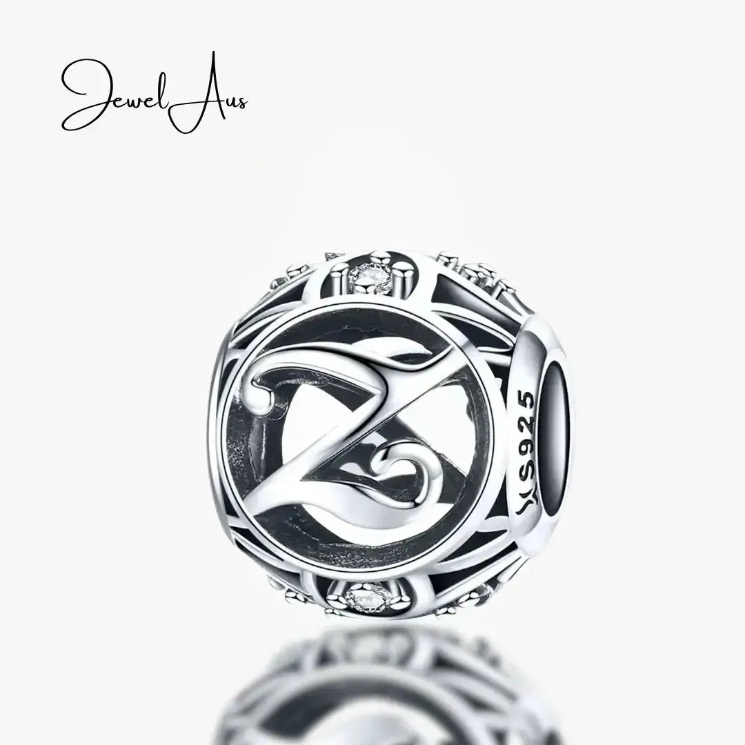 jewelaus CHARMS Silver Letter Z Charm