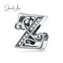 jewelaus CHARMS Silver Letter Z Charm