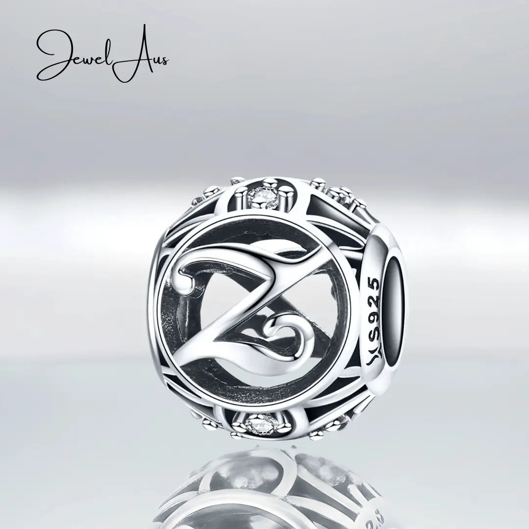 jewelaus CHARMS Silver Letter Z Charm