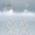 jewelaus Earrings Silver Links Earrings