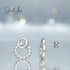 jewelaus Earrings Silver Links Earrings