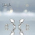 jewelaus Earrings Silver Mushroom Earrings