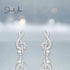 jewelaus Earrings Silver Music Notes Earrings