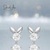 jewelaus Earrings Silver Rabbit Gem Earrings