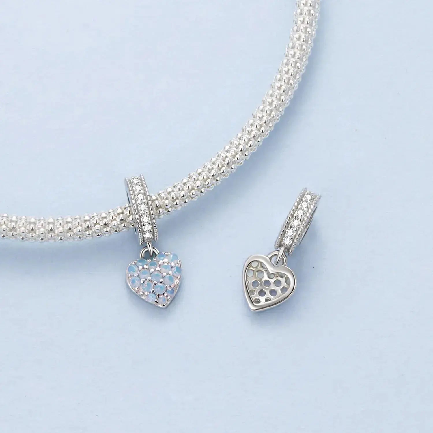 jewelaus CHARMS Blue Heart Pendant Charm