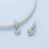 jewelaus CHARMS Blue Heart Pendant Charm