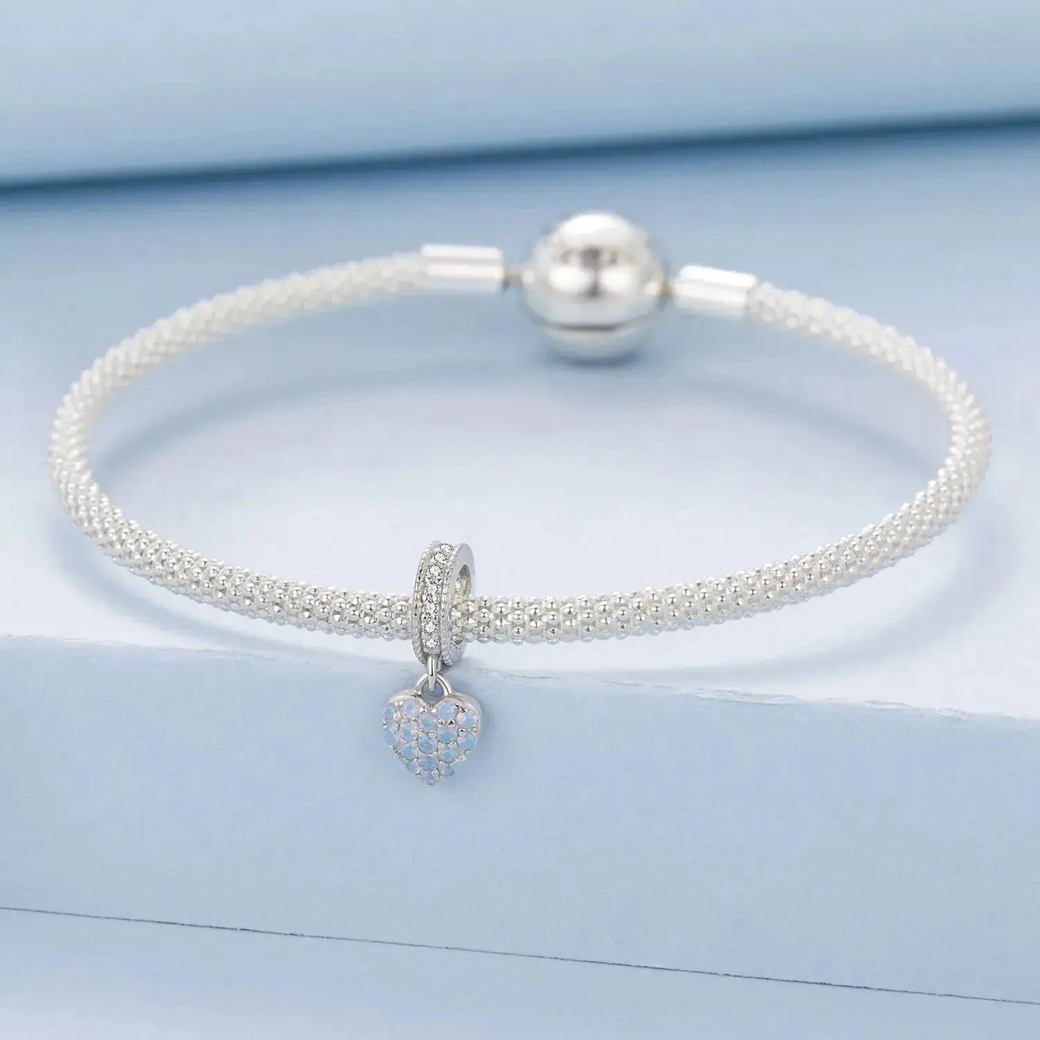 jewelaus CHARMS Blue Heart Pendant Charm