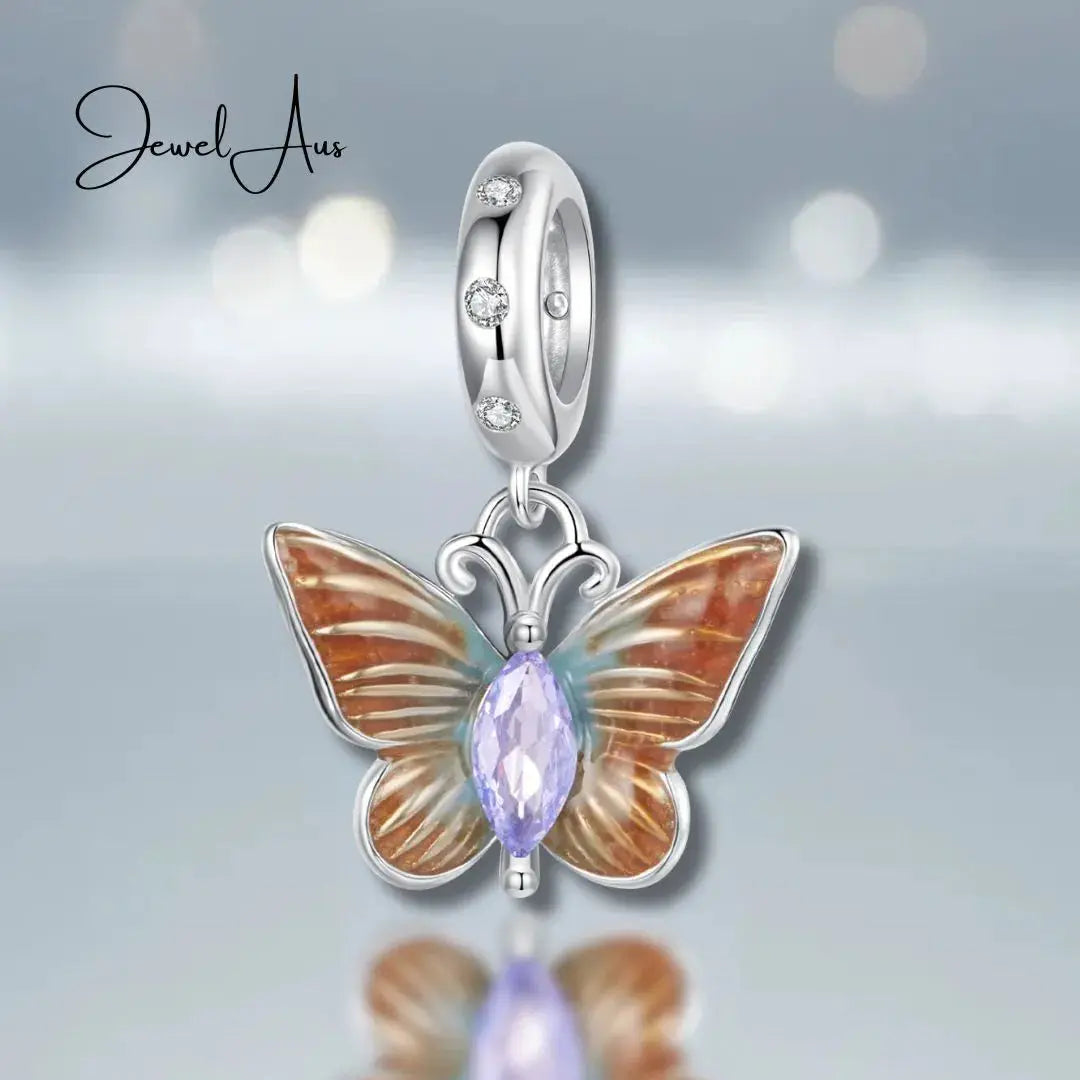 Small Butterfly Charm jewelaus
