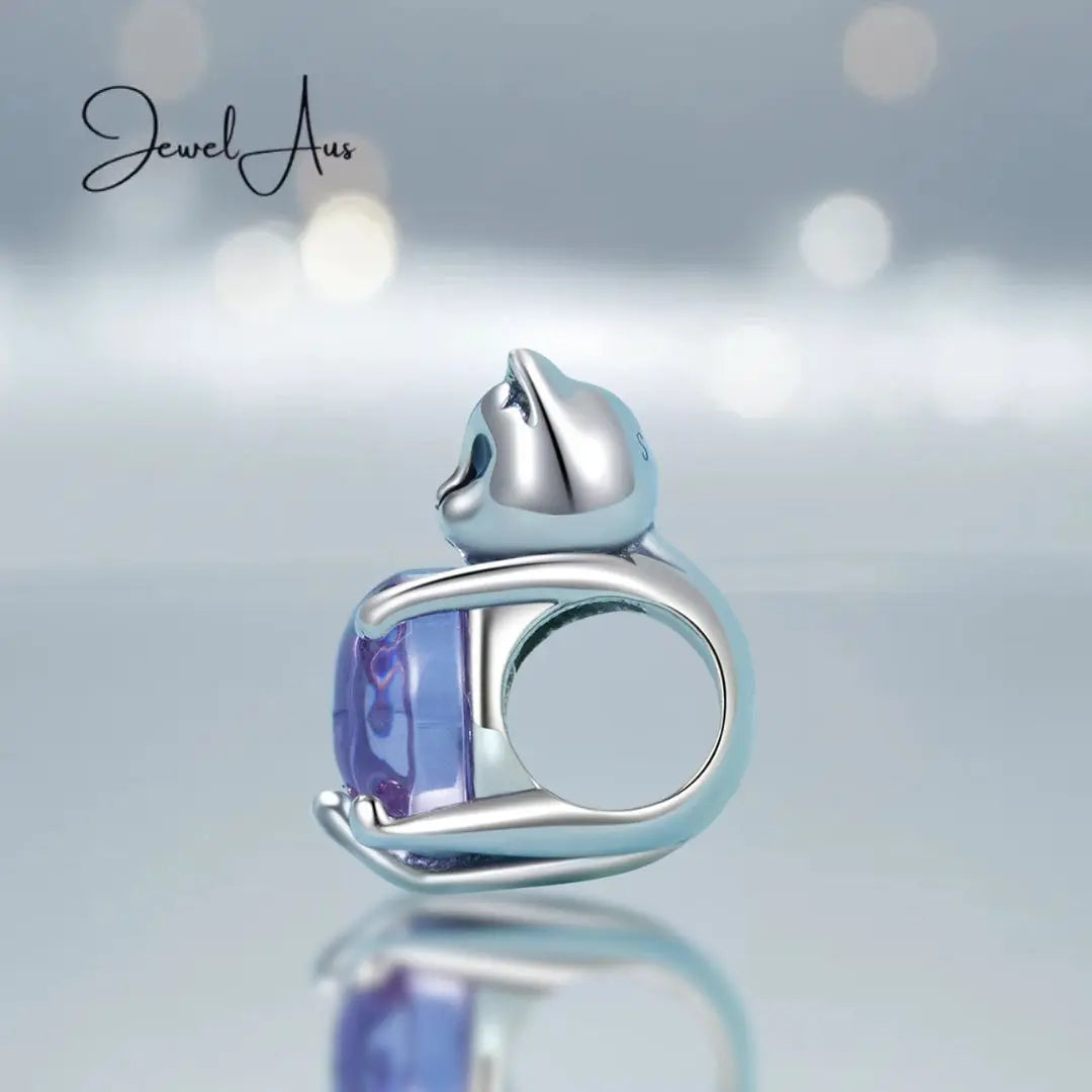 Small Cat and Ball Charm jewelaus