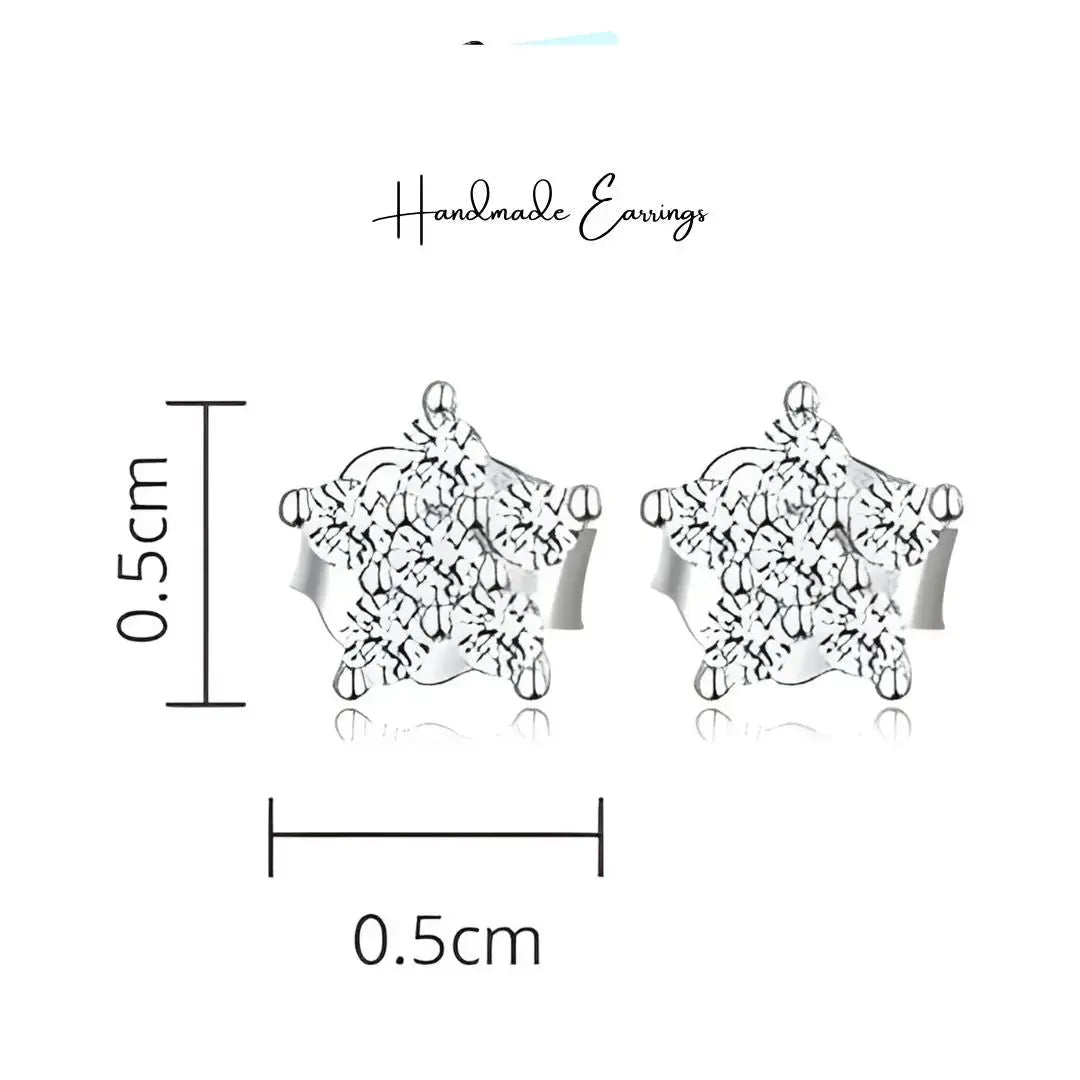 jewelaus Earrings Small Flower Stud Earrings