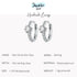 Small Gem Hoop Earrings jewelaus