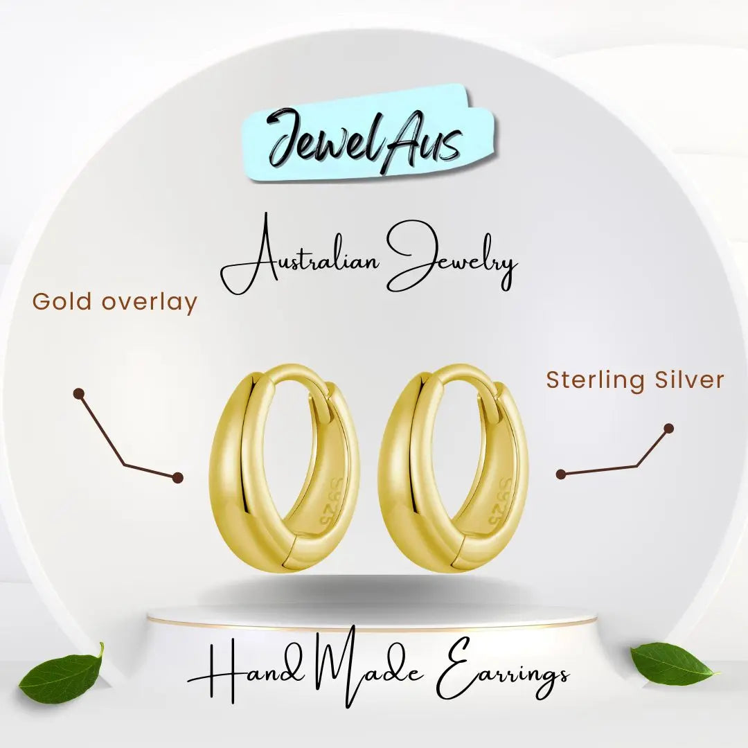 Small Gold Hoop Earrings jewelaus