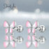 Small Pink Butterfly Earrings jewelaus