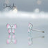 Small Pink Butterfly Earrings jewelaus