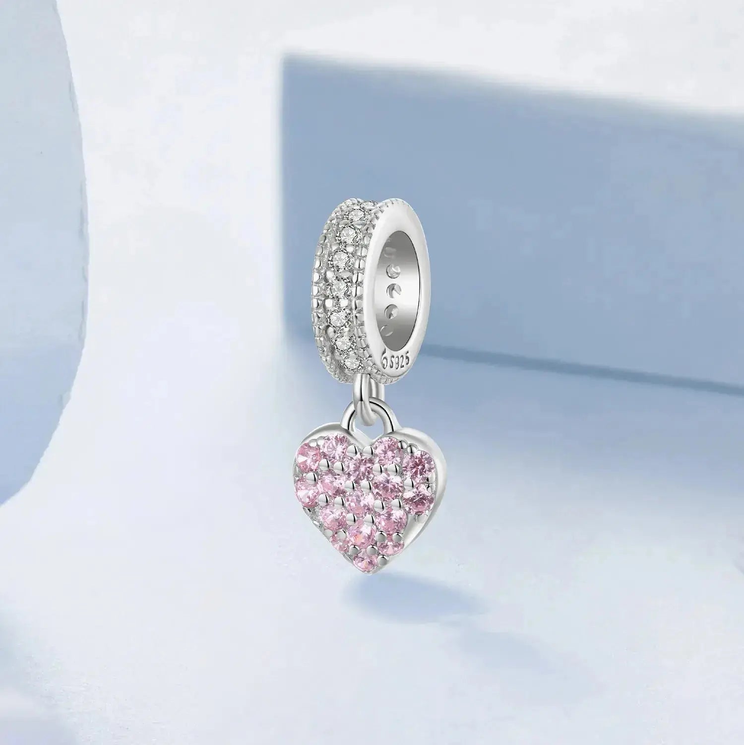 jewelaus CHARMS Pink Heart Pendant Charm