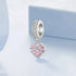 jewelaus CHARMS Pink Heart Pendant Charm