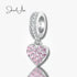 jewelaus CHARMS Pink Heart Pendant Charm