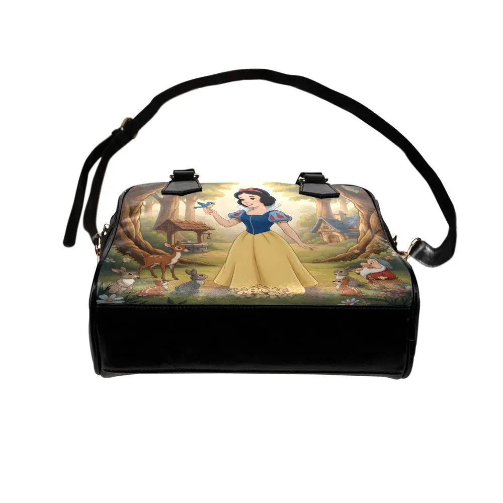 Snow White Shoulder Handbag Inkedjoy