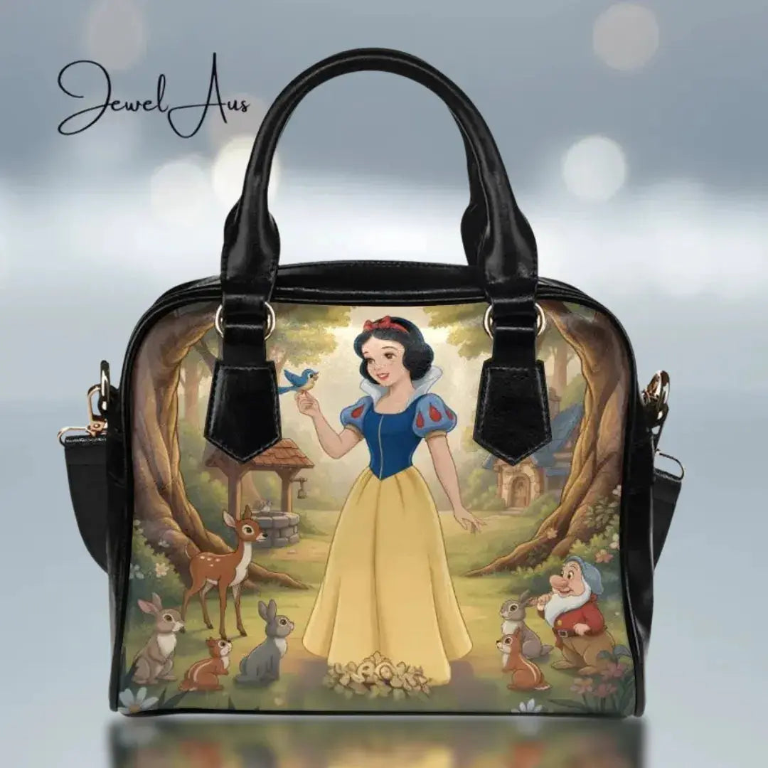 Snow White Shoulder Handbag Inkedjoy
