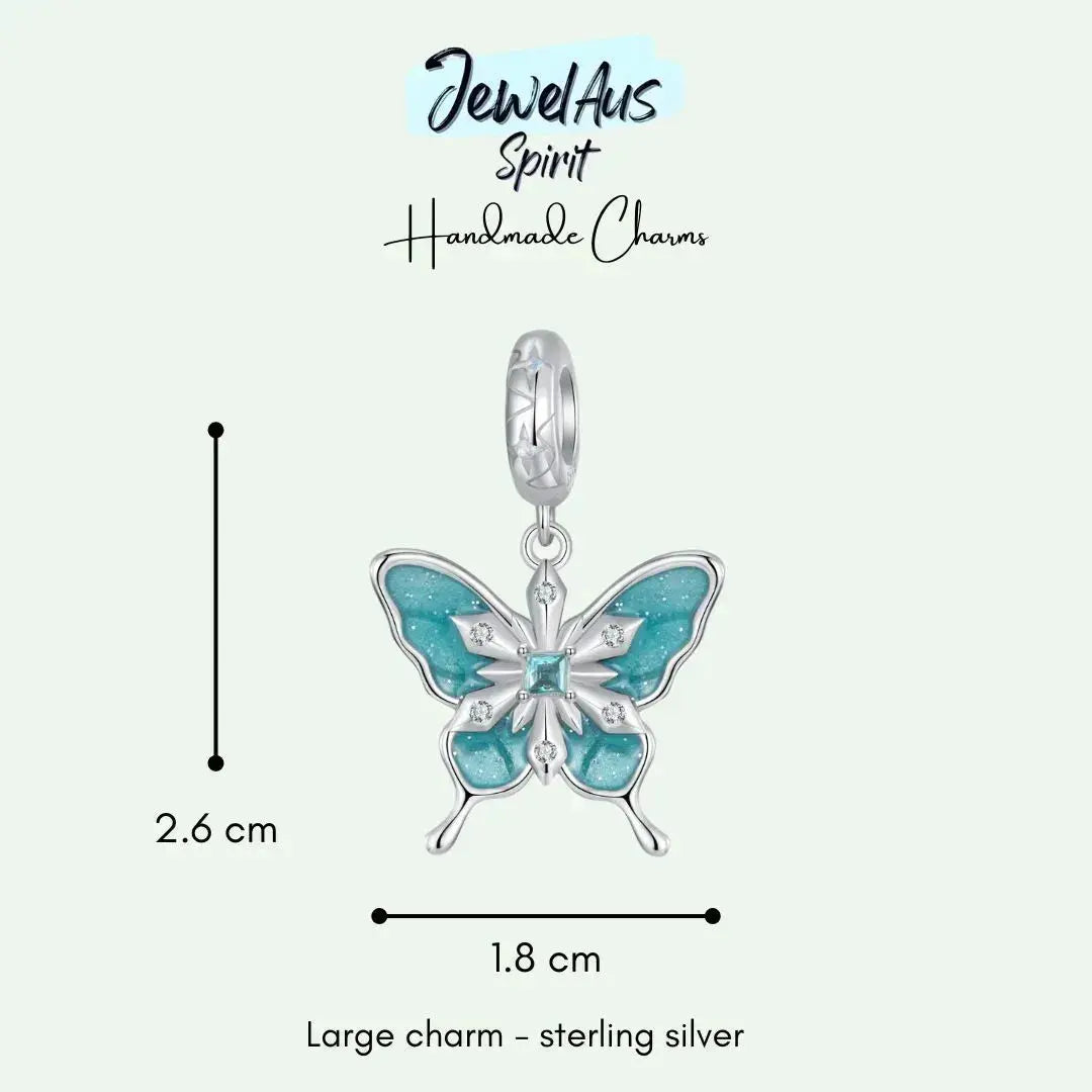 jewelaus CHARMS Snowflake Butterfly Charm
