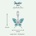 Snowflake Butterfly Charm jewelaus